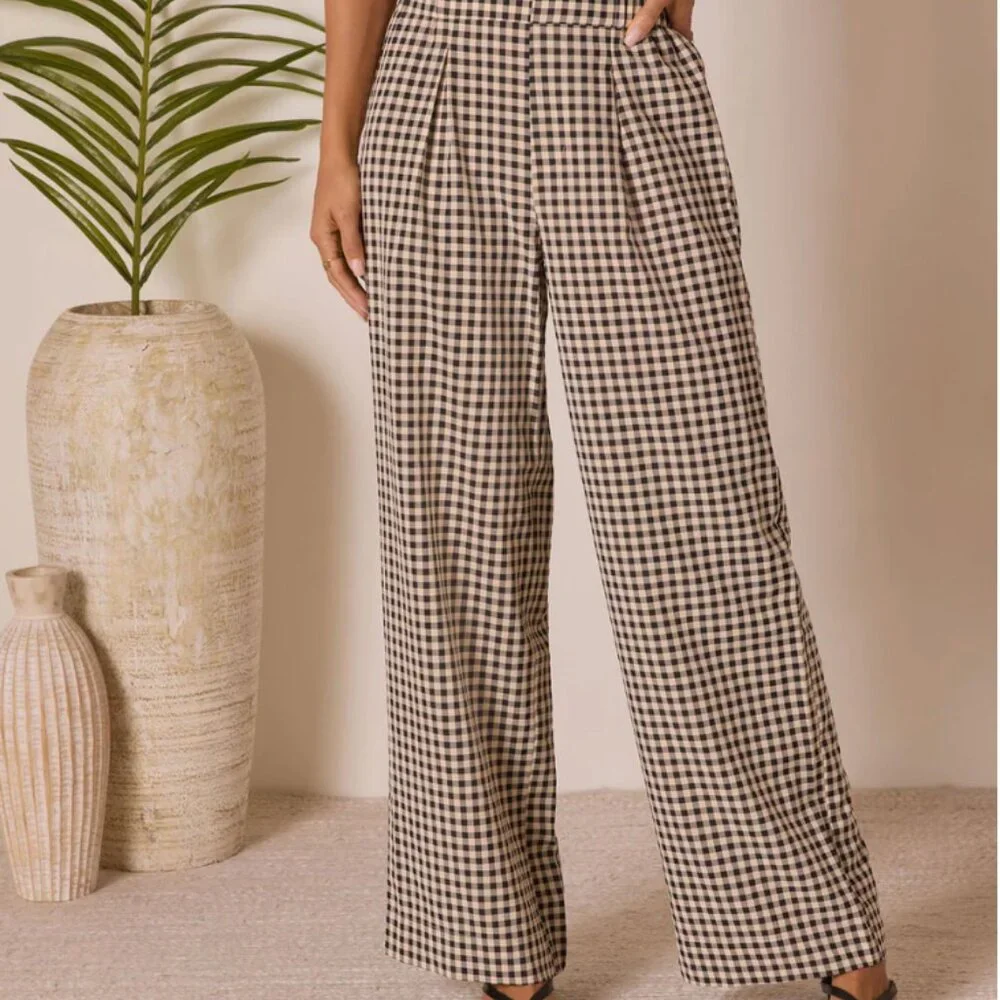 🖤 VICI Collection Gingham Two-Piece Set (Top + Pants) - Size L/XL, New 🖤 - Picture 8 of 12